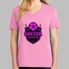 Ladies Core Cotton V Neck Tee Thumbnail