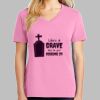 Ladies Core Cotton V Neck Tee Thumbnail