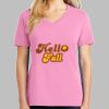 Ladies Core Cotton V Neck Tee Thumbnail