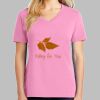 Ladies Core Cotton V Neck Tee Thumbnail