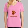 Ladies Core Cotton V Neck Tee Thumbnail