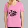 Ladies Core Cotton V Neck Tee Thumbnail