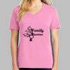Ladies Core Cotton V Neck Tee Thumbnail