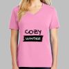 Ladies Core Cotton V Neck Tee Thumbnail