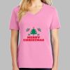 Ladies Core Cotton V Neck Tee Thumbnail