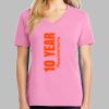 Ladies Core Cotton V Neck Tee Thumbnail
