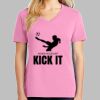Ladies Core Cotton V Neck Tee Thumbnail