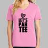 Ladies Core Cotton V Neck Tee Thumbnail