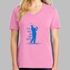 Ladies Core Cotton V Neck Tee Thumbnail