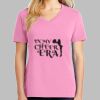 Ladies Core Cotton V Neck Tee Thumbnail