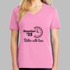 Ladies Core Cotton V Neck Tee Thumbnail