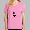 Ladies Core Cotton V Neck Tee Thumbnail