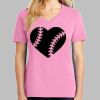 Ladies Core Cotton V Neck Tee Thumbnail