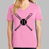 Ladies Core Cotton V Neck Tee Thumbnail