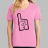 Ladies Core Cotton V Neck Tee Thumbnail