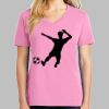 Ladies Core Cotton V Neck Tee Thumbnail