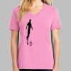 Ladies Core Cotton V Neck Tee Thumbnail