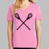 Ladies Core Cotton V Neck Tee Thumbnail