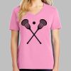 Ladies Core Cotton V Neck Tee Thumbnail