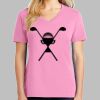 Ladies Core Cotton V Neck Tee Thumbnail