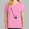 Ladies Core Cotton V Neck Tee Thumbnail