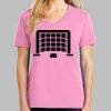 Ladies Core Cotton V Neck Tee Thumbnail