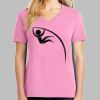 Ladies Core Cotton V Neck Tee Thumbnail