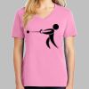 Ladies Core Cotton V Neck Tee Thumbnail