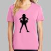 Ladies Core Cotton V Neck Tee Thumbnail