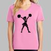 Ladies Core Cotton V Neck Tee Thumbnail