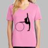 Ladies Core Cotton V Neck Tee Thumbnail