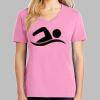 Ladies Core Cotton V Neck Tee Thumbnail