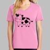 Ladies Core Cotton V Neck Tee Thumbnail