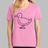 Ladies Core Cotton V Neck Tee Thumbnail