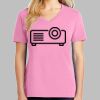 Ladies Core Cotton V Neck Tee Thumbnail