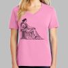 Ladies Core Cotton V Neck Tee Thumbnail