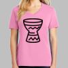Ladies Core Cotton V Neck Tee Thumbnail