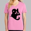 Ladies Core Cotton V Neck Tee Thumbnail