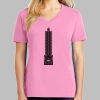 Ladies Core Cotton V Neck Tee Thumbnail