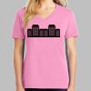 Ladies Core Cotton V Neck Tee Thumbnail