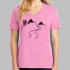Ladies Core Cotton V Neck Tee Thumbnail