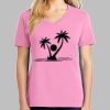Ladies Core Cotton V Neck Tee Thumbnail