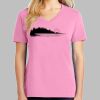 Ladies Core Cotton V Neck Tee Thumbnail