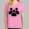 Ladies Core Cotton V Neck Tee Thumbnail