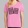 Ladies Core Cotton V Neck Tee Thumbnail