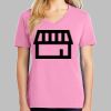 Ladies Core Cotton V Neck Tee Thumbnail