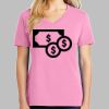 Ladies Core Cotton V Neck Tee Thumbnail