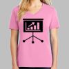 Ladies Core Cotton V Neck Tee Thumbnail