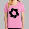 Ladies Core Cotton V Neck Tee Thumbnail