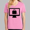 Ladies Core Cotton V Neck Tee Thumbnail